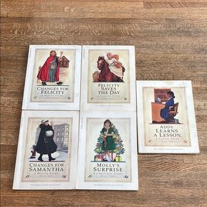 Vintage Felicity, Samantha, Molly & Addy American Girl Storybooks Set of Five